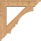 Ekena Millwork Balboa Traditional Smooth Bracket w/ Offset Brace, Western Red Cedar, 7 1/2"W x 36"D x 36"H BKT0806X36X36BOA01SWR - alternate 4